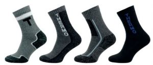 Ponožky NOVIA Thermo | 37-38 černá, 37-38 šedá, 39-41 černá, 39-41 šedá, 42-43 černá, 42-43 šedá, 44-45 černá, 44-45 šedá