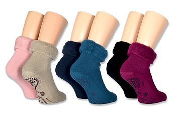 Počesané ohrnovací ponožky varianta 3 - 2 páry Sockwear