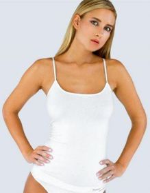 Dámská košilka Gina 08015P bílá | S/M, M/L, L/XL