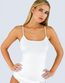 Dámská košilka Gina 08016P bílá | S/M, M/L, L/XL