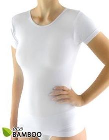 Dámské tričko Gina krátký rukáv 08027P bílá | S/M, M/L, L/XL