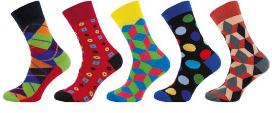 Ponožky NOVIA Happy socks A - 5 párů