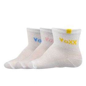 Kojenecké ponožky VoXX Fredíček mix bílá - 1 pár | 12-14 (11-13) - chodidlo cca 7 cm, 14-16 (14-17) - chodidlo cca 10 cm, 18-20 - chodidlo cca 12,5 cm