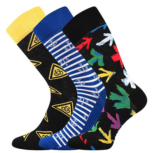 Ponožky LONKA Woodoo mix B1 - 3 páry