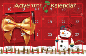 DÁMSKÝ ponožkový ADVENTNÍ kalendář BAREVNÉ VZOROVANÉ PONOŽKY | 35-38, 39-42