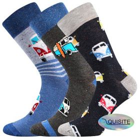 Pánské ponožky LONKA Harry mix C - 3 páry | 39-42, 43-46