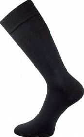 Pánské společenské ponožky LONKA Diplomat černá - 3 páry | 39-42, 43-46