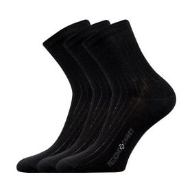 Ponožky LONKA Demedik černá - 3 páry | 35-38, 39-42, 43-46