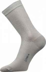 Kompresní ponožky LONKA Kooper světle šedá | 35-38, 39-42, 43-46