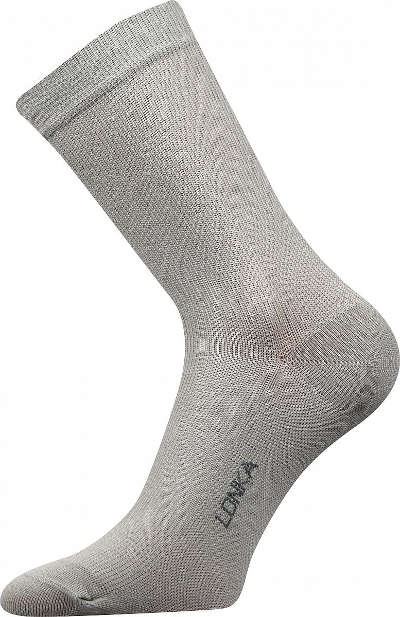 Kompresní ponožky LONKA Kooper světle šedá