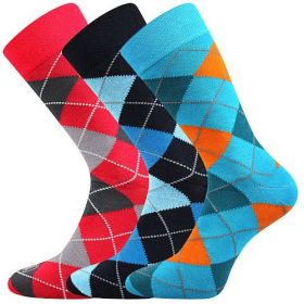 LONKA ponožky Wearel 017 3 páry mix barev | 39-42, 43-46