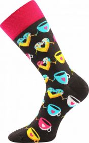 LONKA ponožky Twidor donuty - 1 pár | 35-38, 39-42