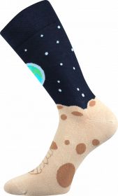 LONKA ponožky Twidor vesmír - 1 pár | 39-42, 43-46