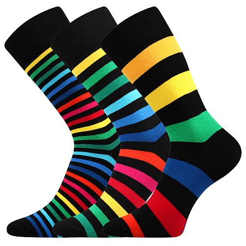 Pánské ponožky LONKA Deline 3 páry mix barev II