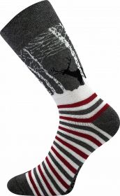 Ponožky LONKA Frooloo vzor 01 / jelen | 39-42, 43-46