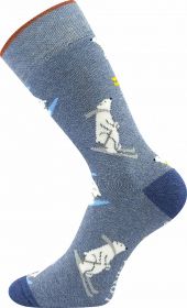 Ponožky LONKA Frooloo vzor 03 / medvědi | 35-38, 39-42, 43-46