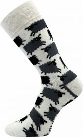 Ponožky LONKA Frooloo vzor 05 / ovečky | 35-38, 39-42