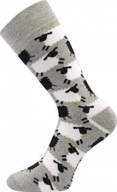 Ponožky LONKA Frooloo vzor 06 / ovečky | 35-38, 39-42, 43-46