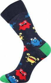 Ponožky LONKA Woodoo vzor 06 / příšery | 39-42, 43-46
