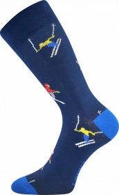 Ponožky LONKA Woodoo vzor 14 / lyžaři | 39-42, 43-46