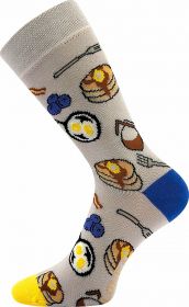 Ponožky LONKA Woodoo vzor 23 / snídaně | 35-38, 39-42, 43-46