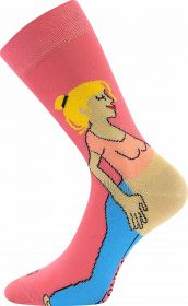 Ponožky LONKA Woodoo vzor 28 / těhule | 35-38, 39-42
