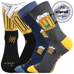 Ponožky VoXX PiVoXX 3 páry + boxerky VoXX Kamil image PIVO černá