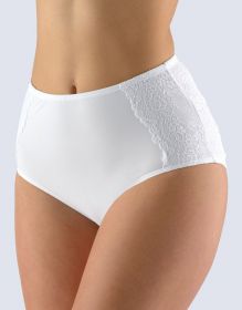 Dámské kalhotky Gina 10204P bílá | S/M, M/L
