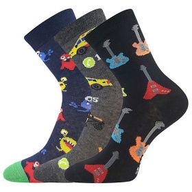 Dětské ponožky Boma 057-21-43 XIII mix A - 3 páry