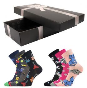 DĚTSKÝ BOX - ponožky barevné obrázkové - ROČNÍ PŘEDPLATNÉ