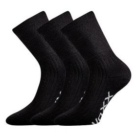 Ponožky VoXX Stratos černá - 3 páry | 35-38, 39-42, 43-45