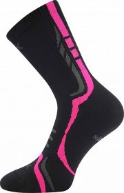 Ponožky VoXX Thorx černá/růžová | 35-38, 39-42