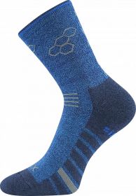 Ponožky VoXX Virgo modrá melé  | 35-38, 39-42, 43-46, 47-50