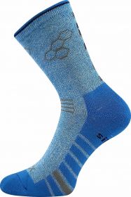 Ponožky VoXX Virgo světle modrá melé  | 35-38, 39-42, 43-46, 47-50