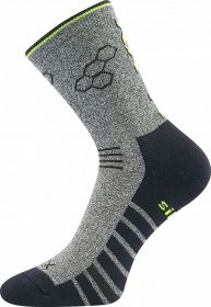 Ponožky VoXX Virgo světle šedá melé  | 35-38, 39-42, 43-46, 47-50
