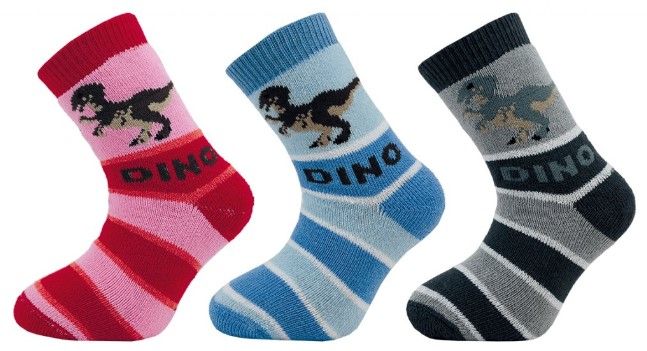 Dětské ponožky NOVIA froté Dino