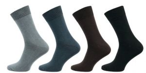 Pánské ponožky NOVIA 10FC hladká MIX 5 párů | 41-43, 43-45