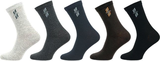 Pánské ponožky NOVIA vzor Šipka MIX 5 párů