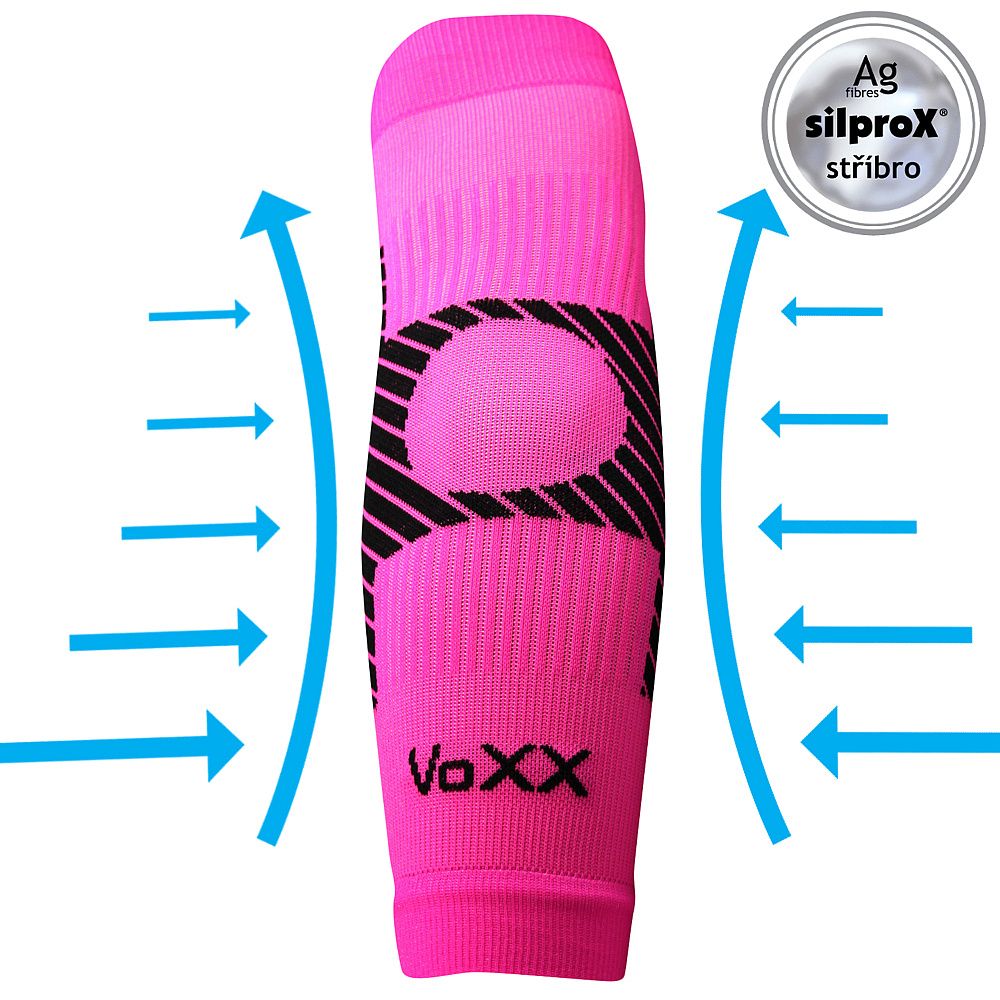 VoXX kompresní návlek Protect loket neon růžová