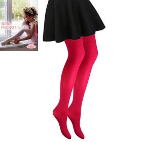 Lady B punčochové kalhoty Mikrovláknové jemné punčochové kalhoty GIRL MICRO tights 50 DEN hot pink