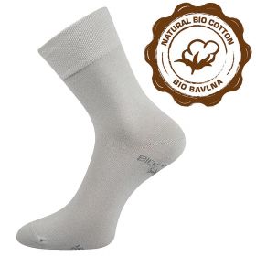 Lonka ponožky Bioban BIO bavlna světle šedá