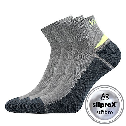 VoXX ponožky Aston silproX světle šedá