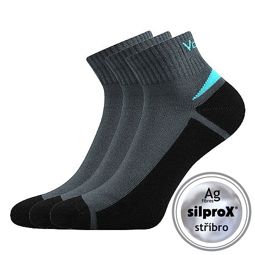 VoXX ponožky Aston silproX tmavě šedá