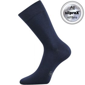 Lonka ponožky Decolor tmavě modrá | 39-42 (26-28) tm.modrá 1 pár, 43-46 (29-31) tm.modrá 1 pár