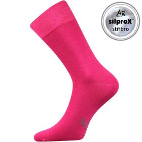 Lonka ponožky Decolor tmavě růžová | 39-42 (26-28) tm.růžová 1 pár, 43-46 (29-31) tm.růžová 1 pár