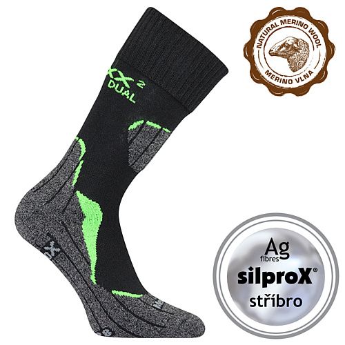 VoXX ponožky Dualix černá