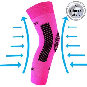 VoXX kompresní návlek Protect koleno neon růžová