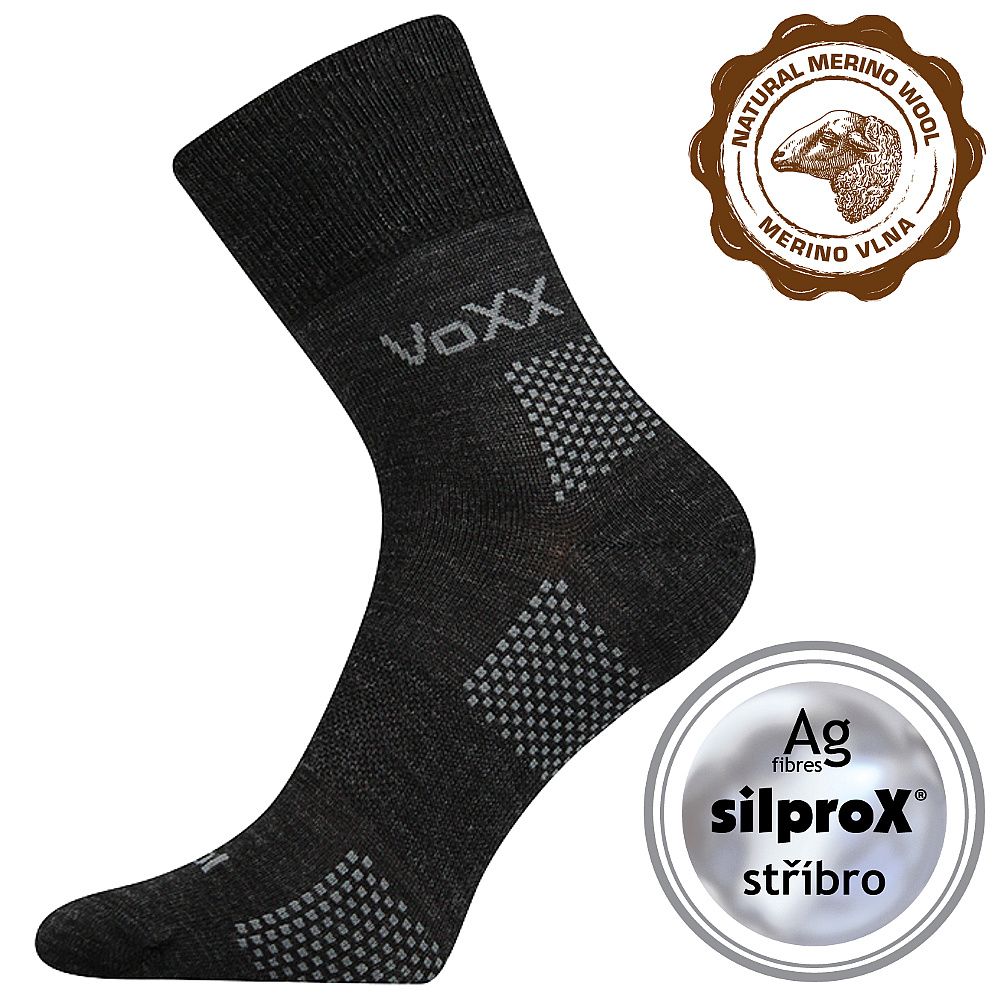 VoXX ponožky Orionis ThermoCool tmavě šedá