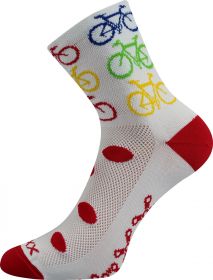 VoXX® ponožky Ralf X bike bílá | 35-38 (23-25) bike/bílá 1 pár, 39-42 (26-28) bike/bílá 1 pár, 43-46 (29-31) bike/bílá 1 pár