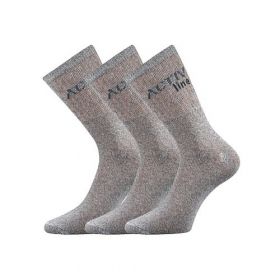 Boma ponožky Spotlite 3pack světle šedá | 39-42 (26-28) 1 pack, 43-46 (29-31) 1 pack